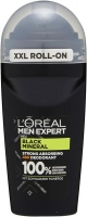 Rossmann Loréal Paris Men Expert Deodorant Roll-On Black Mineral