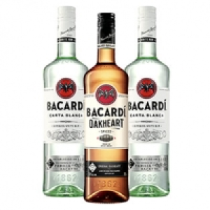 Bacardi Rum Carta Blanca oder Oakheart 37,5/35 % Vol., und weitere Sor 18.27 €