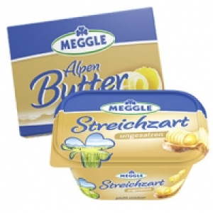 Meggle Alpenbutter oder Streichzart versch. Sorten, jede 250-g-Packung 100.00 €