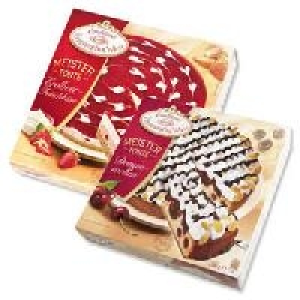 Meistertorte Erdbeer-Frischkäse oder Donauwellen 4.49 €