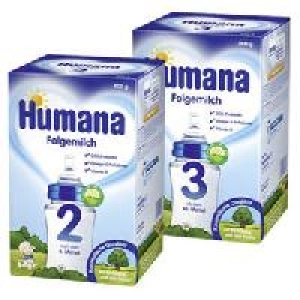 Humana Folgemilch 2 oder 3 8.99 €