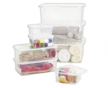 EASY HOME&reg;Klarsichtboxen-Set, 8-teilig 12.99&nbsp;&euro;