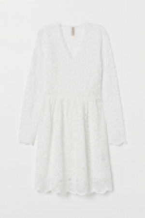  Spitzenkleid mit V-Ausschnitt 22.99 €