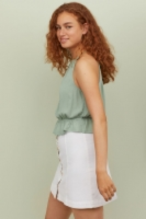  Gecrinkeltes Top mit Spitze 7.99 €