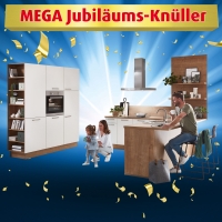 Roller  Küchenblock - weiß-Chalet Eiche - 180 + 275x285 cm