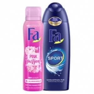Fa Dusche, Deo Spray, Roll on oder Flüssige Seife versch. Sorten, jede 3.20 €