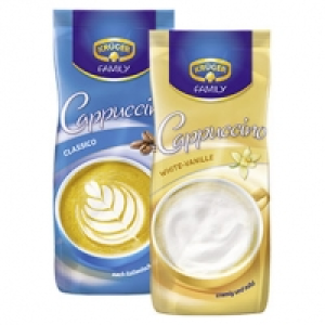Krüger Family Cappuccino versch. Sorten, jeder 500-g-Nachfüllbeutel 1,000.00 €