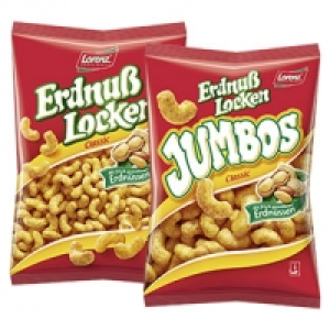 Real  Lorenz Erdnuß Locken Classic, Mexican oder Jumbo jeder 200/175-g-Beute