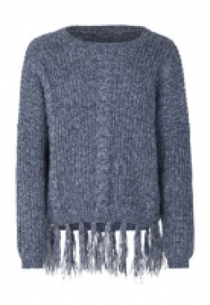 Karstadt  Million X Mädchen Pullover mit Fransen, stone