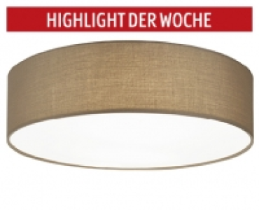 casalux Textile LED-Deckenleuchte 14.99 €