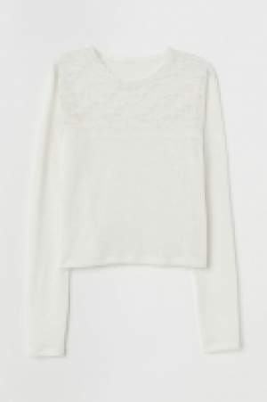  Shirt mit Spitzenpasse 4.99 €