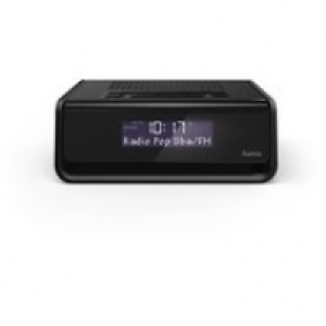 Euronics Hama DR30 Uhrenradio schwarz