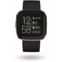 Euronics Fitbit Versa 2 Smartwatch schwarz/carbon