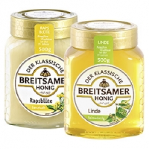 Breitsamer Honig Linde feinwürzig oder Rapsblüte herzaft jedes 500-g-G 1,000.00 €