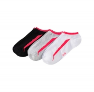 Unisex Sneaker-Socken mit Kontrast-Streifen, 3er Pack 1.39 €