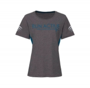Damen-Fitness-T-Shirt mit reflektierendem Aufdruck 4.19 €