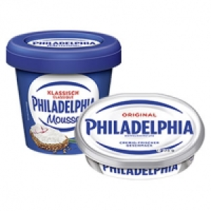Philadelphia oder Philadelphia Mousse Frischkäsezubereitung, 69/70 % F 100.00 €