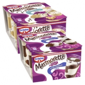 Real  Dr. Oetker Marmorette versch. Sorten, jede 4 x 100 g = 400-g-Packung