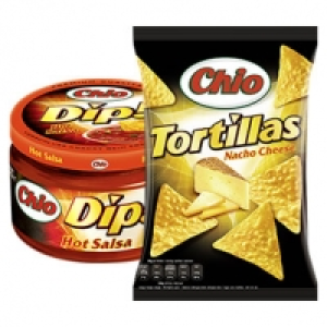 Chio Tortilla Chips oder Chio Dip versch. Sorten, jeder 125-g- Beutel/ 100.00 €