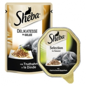 Sheba Katzen-Nassnahrung versch. Sorten, jede/r 85-g-Schale/Frischebeu 100.00&nbsp;&euro;