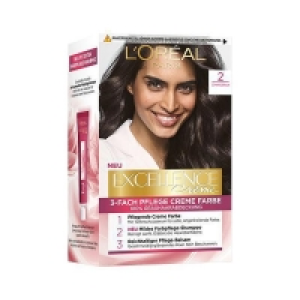 Rossmann Loréal Paris Excellence 3-fach Creme Farbe 2 Schwarzbraun