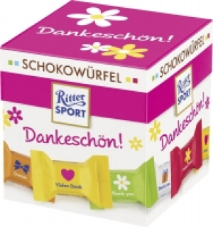 Rossmann Ritter Sport Schokowürfel Dankeschön!