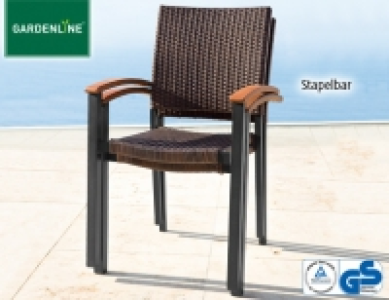 Gardenline Geflecht-Stapelstuhl