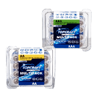 Aldi Nord Top Craft Alkaline Batterien Multipack