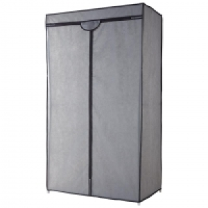 Stoffschrank (155x87, grau-schwarz) 9.99 €