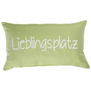 Zierkissen Lieblingsplatz (30x50, hellgrün) 9.99 €