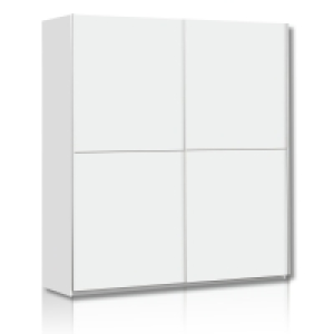 Schwebetürenschrank - weiß - 170 cm breit 179.99 €