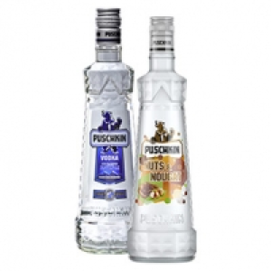 Real  Puschkin Vodka 37,5 % Vol., und weitere Sorten, jede 0,7-l-Flasche