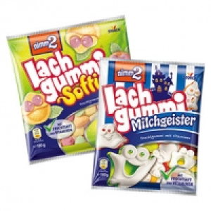 nimm2 Lachgummi oder Softies versch. Sorten, jeder 200/180-g-Beutel