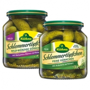 Kühne Schlemmertöpfchen versch. Sorten, jedes 580-ml-Glas/300 g Abtrop 1,000.00 €