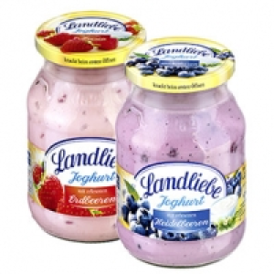 Landliebe Fruchtjoghurt versch. Sorten, jedes 500-g-Glas (+ 0,15 Pfand 1,000.00 €