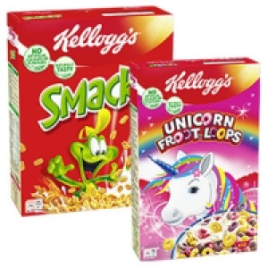 Kellogg´s Smacks oder Unicorn Froot Loops jede 330/375-g-Packung und w 1,000.00 €