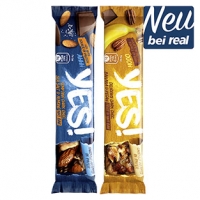 Real  Nestle YES! Müsliriegel Dunkle Schokolade mit Banane + Pecannüsse oder