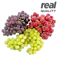 Real  Italien Tafeltrauben, rot oder Mix, kernlos Kennzeichnung siehe Etiket