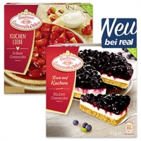 Real  Coppenrath & Wiese Lust auf Kuchen Erdbeer-Cheesecake oder Blaubeer-Ch
