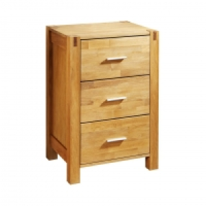 Kommode Royal Oak (hoch, 3 Schubladen, natur, geölt) 149.95 €