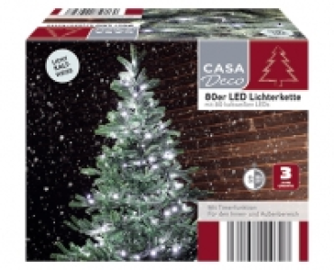 Aldi Süd  CASA Deco 80er LED-Lichterkette