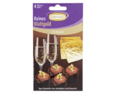 Aldi Süd  GÜNTHART Reines Blattgold