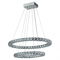 Bauhaus  Tween Light LED-Pendelleuchte rund Crystal