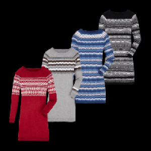 Aldi Nord Up2fashion Strickkleid, Jacquard