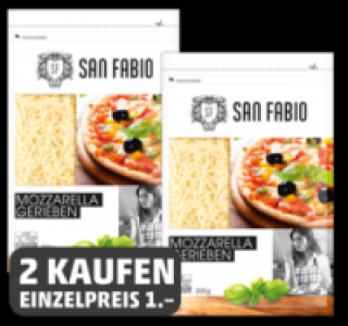 SAN FABIO Mozzarella 2.00 €