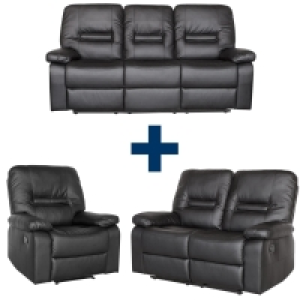 Set - 2 Sofas mit Sessel - mit Relaxfunktion 1,479.97 €