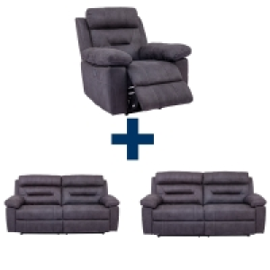 Roller  Set - 2 Sofas mit Sessel - mit Relaxfunktion