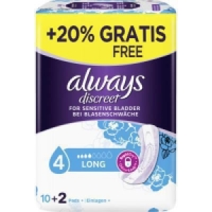 Discreet Inkontinenz Einlagen Long 2.59 €