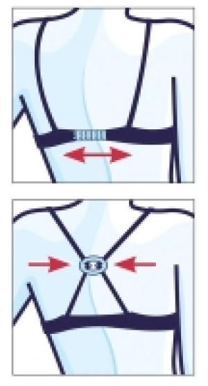 Rossmann Ideenwelt BH-Zubeh&ouml;rset wei&szlig;/schwarz