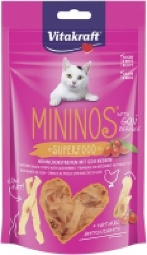 Rossmann Vitakraft Mininos Superfood Hühnchenstreifen mit Goji Beeren